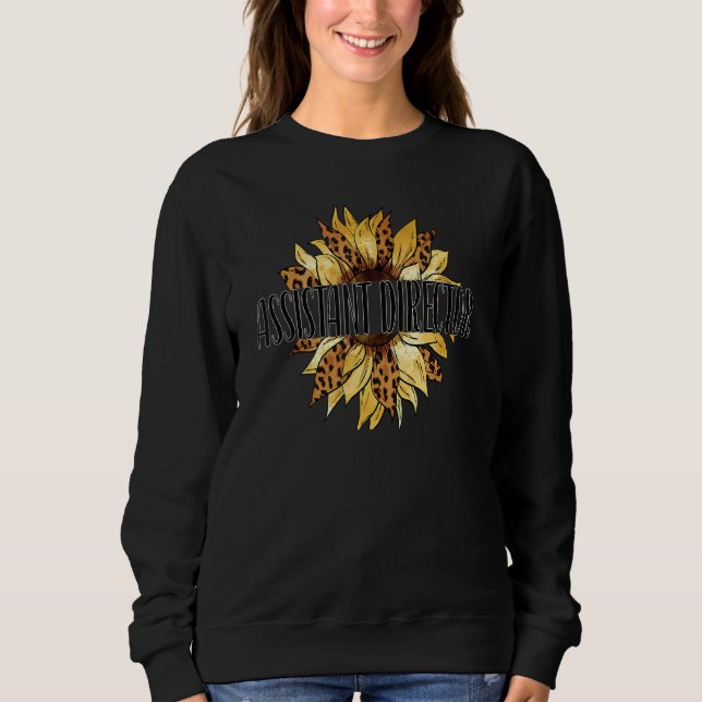 Biträdande direktör Solrosassistentdirektör T Shirt (Framsida)