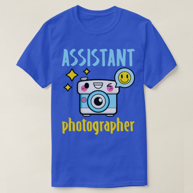 Biträdande fotograf Kids Småbarn-kamera  T Shirt (Design framsida)