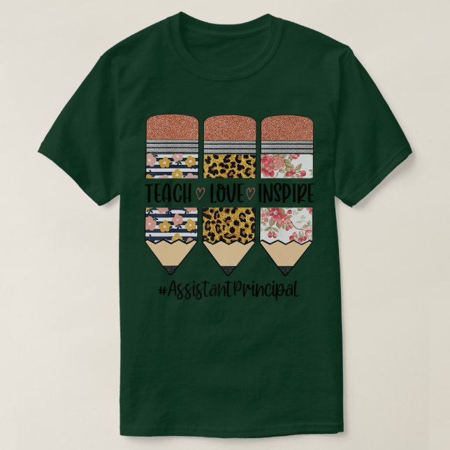 Biträdande huvudansvarig Back to school Teach Kärl T Shirt (Design framsida)