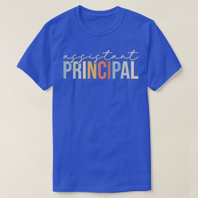 Biträdande huvudansvarig, lektionspersonal t shirt (Design framsida)