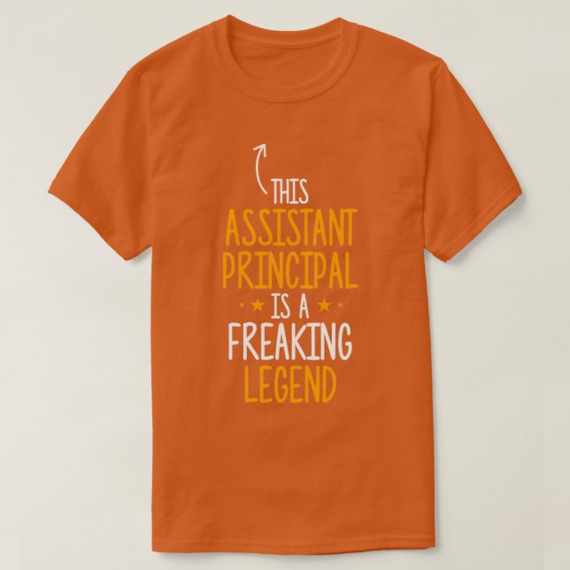 Biträdande huvudförklaring t shirt (Design framsida)