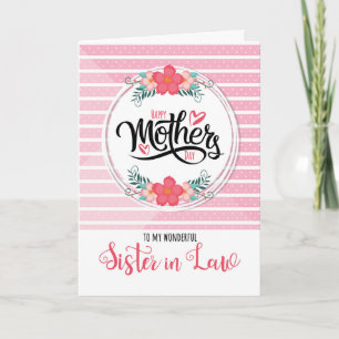 Biträdande i lag om Mors dag Rosa Bontanical Kort