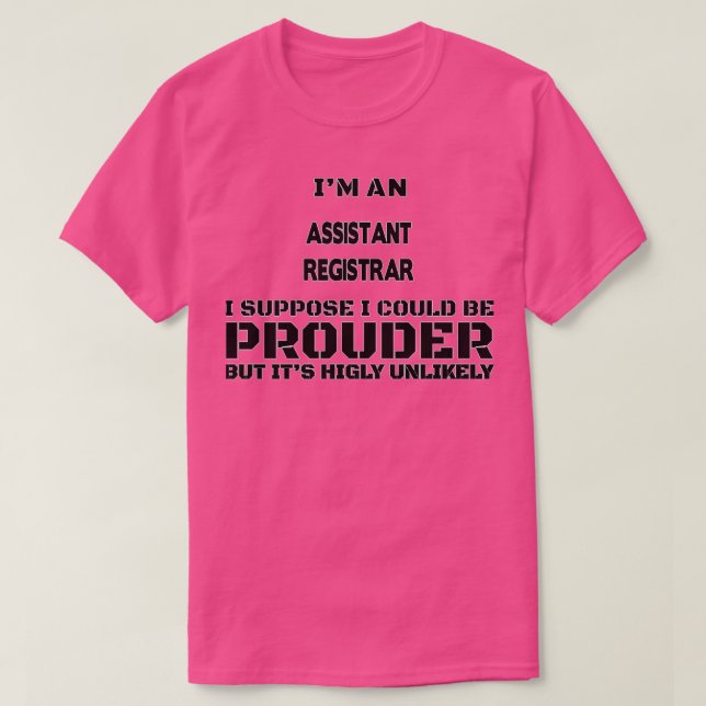 Biträdande justitiesekreterare - Gift 2 T Shirt (Design framsida)