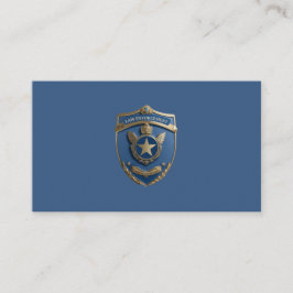 Biträdande polisavdelning i tillsatta lagar visitkort