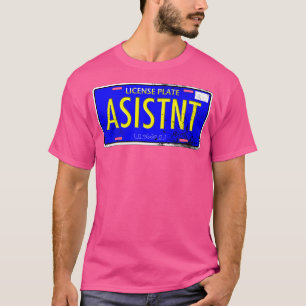 Biträdande registreringsskylt, Dirty Blue Gult-eti T Shirt