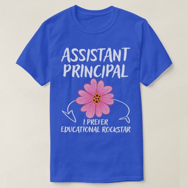 Biträdande rektor i gymnasiet för gåvor 21 t shirt (Design framsida)