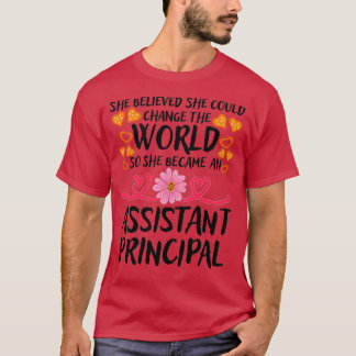 Biträdande rektor i gymnasiet för gåvor 26 t shirt