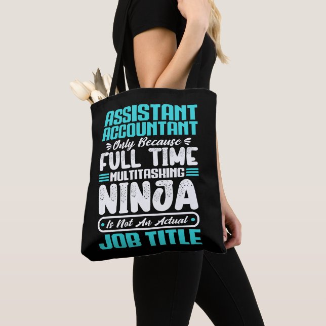 Biträdande revisorsbefattning Funny Yrke Tygkasse (Närbild)