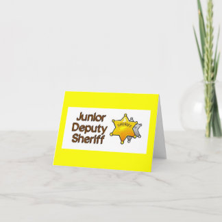 Biträdande sheriff Baby Shower Inbjudan