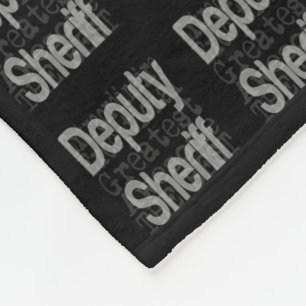 Biträdande sheriff Extraordinaire Fleecefilt