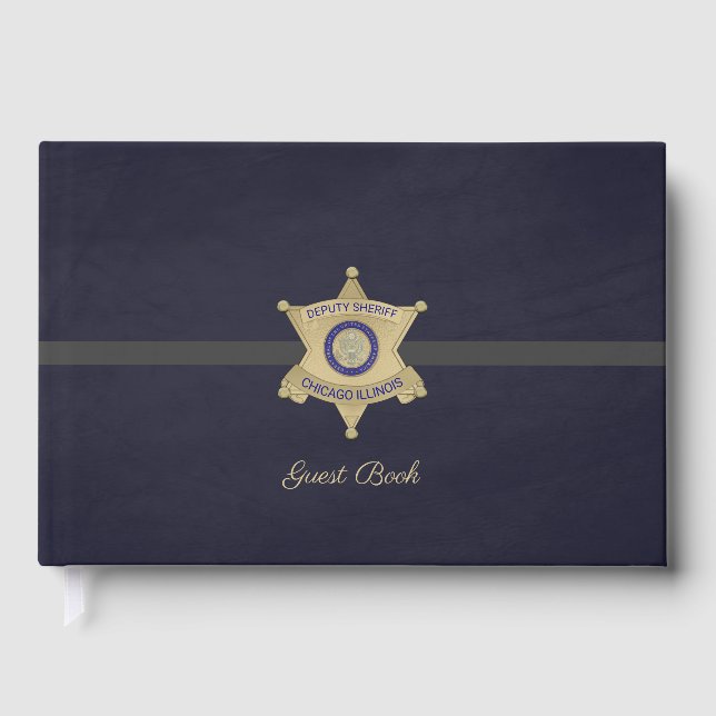 Biträdande Sheriff Gästbok (Framsida)