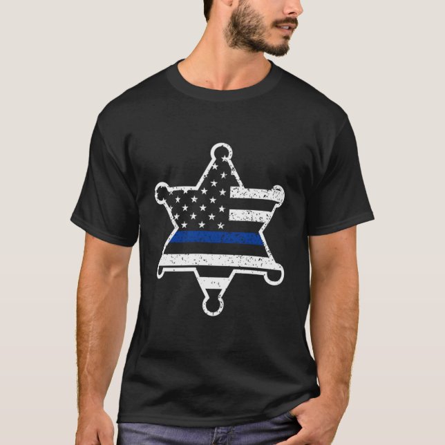 Biträdande sheriff Hoodie T Shirt (Framsida)