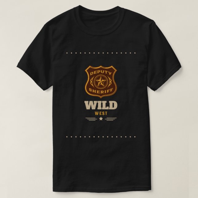 Biträdande sheriff t shirt (Design framsida)
