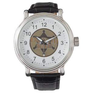 Biträdande vintage sheriff armbandsur