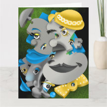 Bits och Delar - Surreal Puzzle Ansikte Hälsning