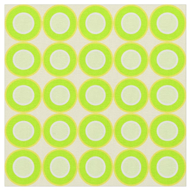 Bitstorlek Grönt donerar med Grönt Fyll på Gult 2 Tyg (Närbild)