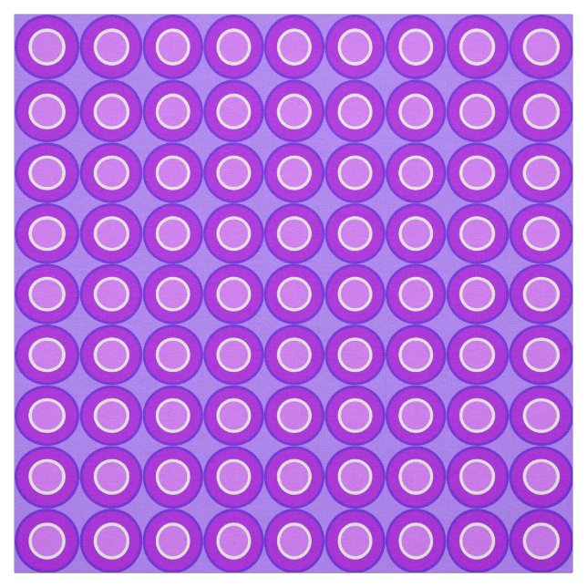 Bitstorlek Lila donuts med fyllning på lavender Tyg (Provkarta)