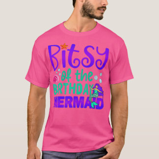 Bitsy av födelsedagens Sjöjungfru, nolla Birthda T Shirt