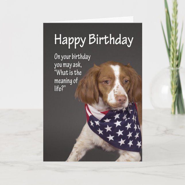 Bittany Birthday Card Kort (Framsida)