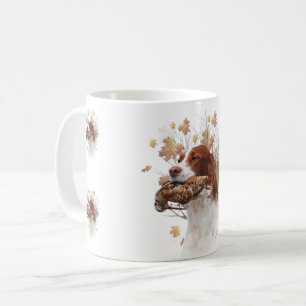 Bittany spaniel Tapestry Metall skriver ut kaffe Kaffemugg