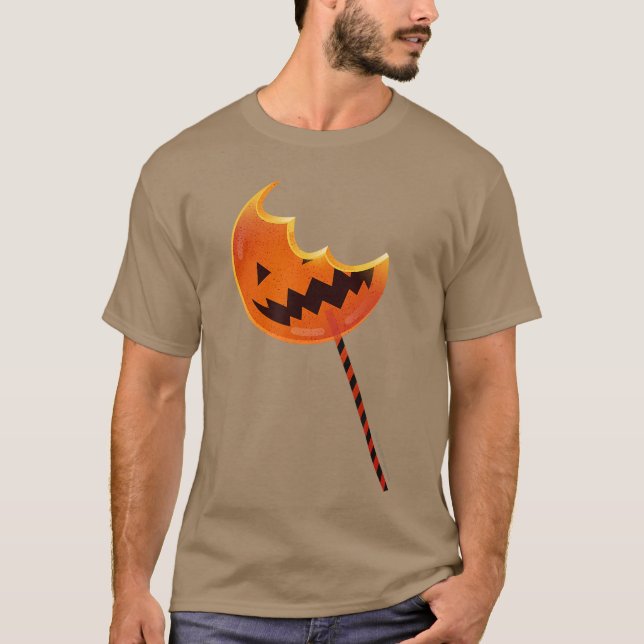 Bitten Lollipop Treat T Shirt (Framsida)