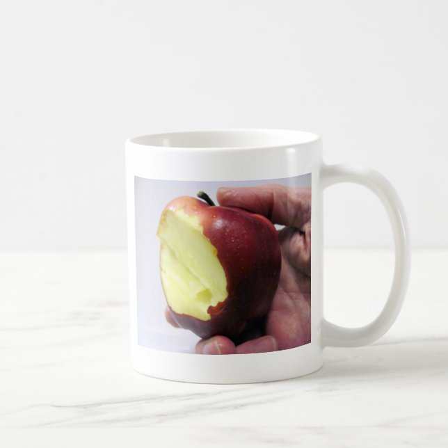 Bitten Red Apple Kaffemugg (Höger)