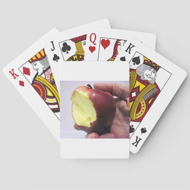 Bitten Red Apple Kortlek (Baksidan)