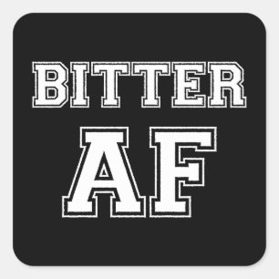 BITTER AF FYRKANTIGT KLISTERMÄRKE