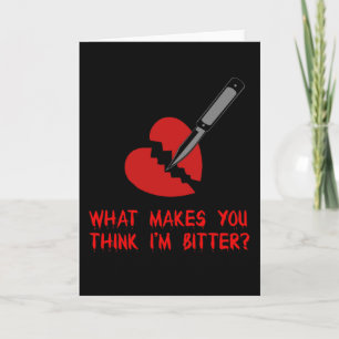 Bitter anti-Valentine Helgkort