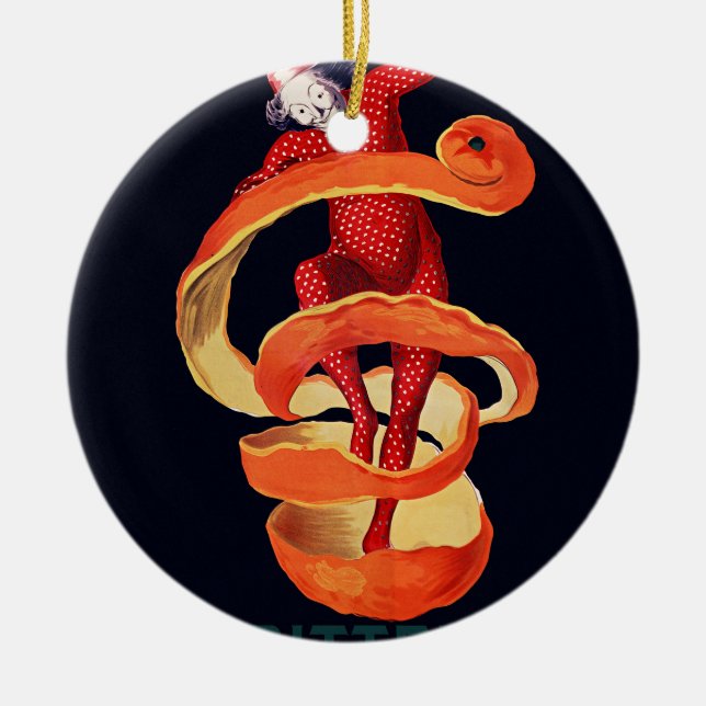 Bitter Campari av Cappiello Julgransprydnad Keramik (Framsidan)