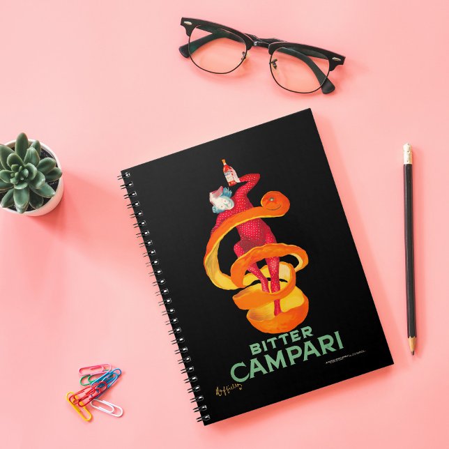 Bitter Campari | Leonetto Cappiello Anteckningsbok (Skapare uppladdad)