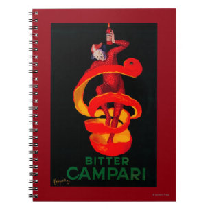 Bitter Campari vintage PosterEurope Anteckningsbok
