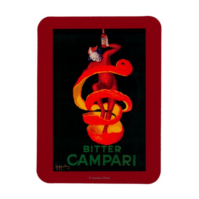 Bitter Campari Vintage PosterEurope Magnet (Vertikal)