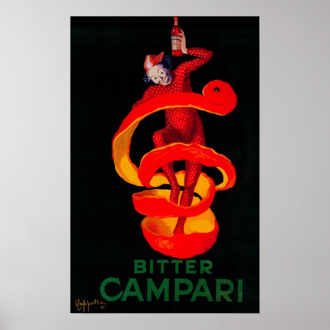 Bitter Campari Vintage PosterEurope Poster (Framsidan)