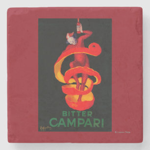 Bitter Campari vintage PosterEurope Underlägg Sten