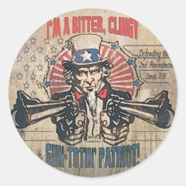 Bitter, Clingy Gun Toting Patriot Runt Klistermärke