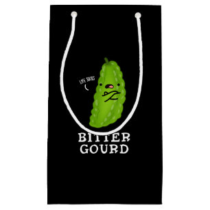 Bitter Gourd Funny Veggie Pun Mörk BG