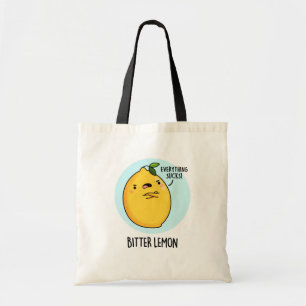 Bitter Lemon Funny Fruit Pun Tygkasse