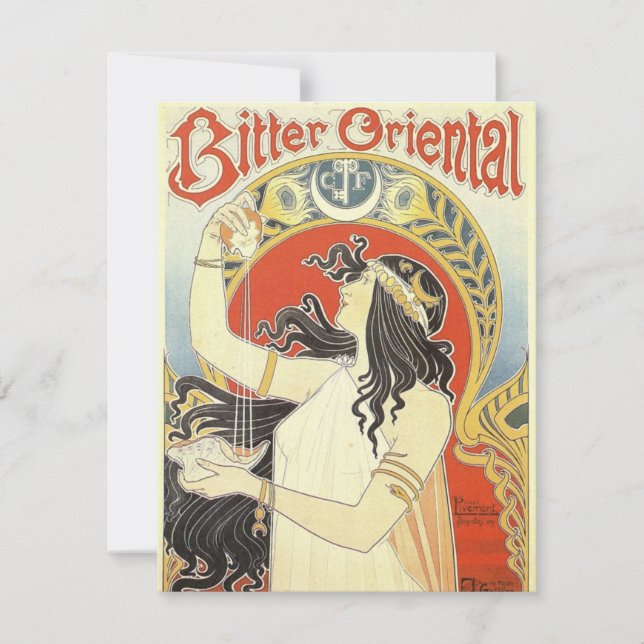 Bitter Oriental art nouveau (Framsida)