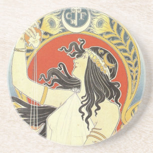 Bitter Oriental art nouveau Underlägg
