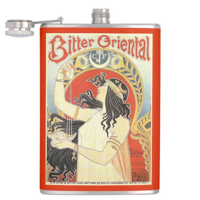 "Bitter orientalisk" Vintage annons-anpassningsbar Fickplunta (Öppnad)