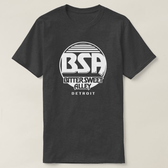 Bitter Sweet Alley (BSA Original) BLK-Logotyp T Shirt (Design framsida)