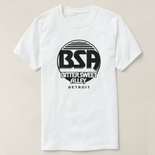 Bitter Sweet Alley (BSA Original) BLK-Logotyp T Shirt