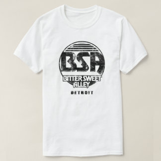 Bitter Sweet Alley (BSA-Vintage) BLK-Logotyp T Shirt