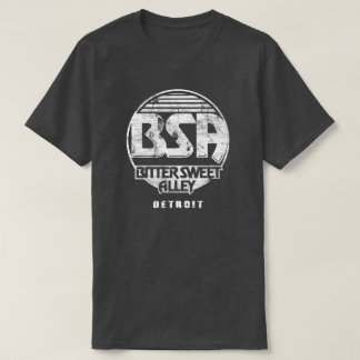 Bitter Sweet Alley (BSA-Vintage) BLK-Logotyp T Shirt