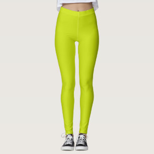 Bittercitron (fast färg) leggings