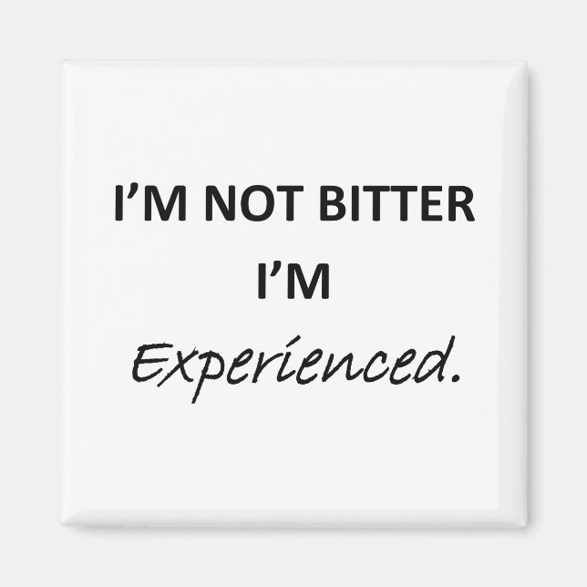 Bittererfaren Magnet (Framsidan)