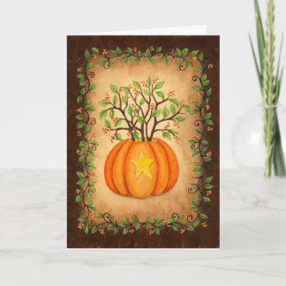 Bittergullet & Pumpkin Halloween Kort