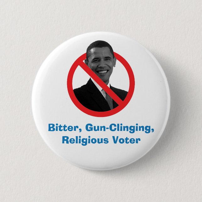 Bitterhet Vapen-Klängande religiös Voter. Knapp (Framsida)