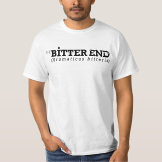 Bitterheten avslutar utslagsplatsen - svart t-shirt